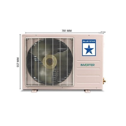 Open Box, Unused Blue Star 1.5 Ton 4 Star Split Inverter AC White IC418FBTU, Copper Condenser