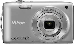 Vintage Nikon Coolpix S3300 16MP Point-and-Shoot Digital Camera