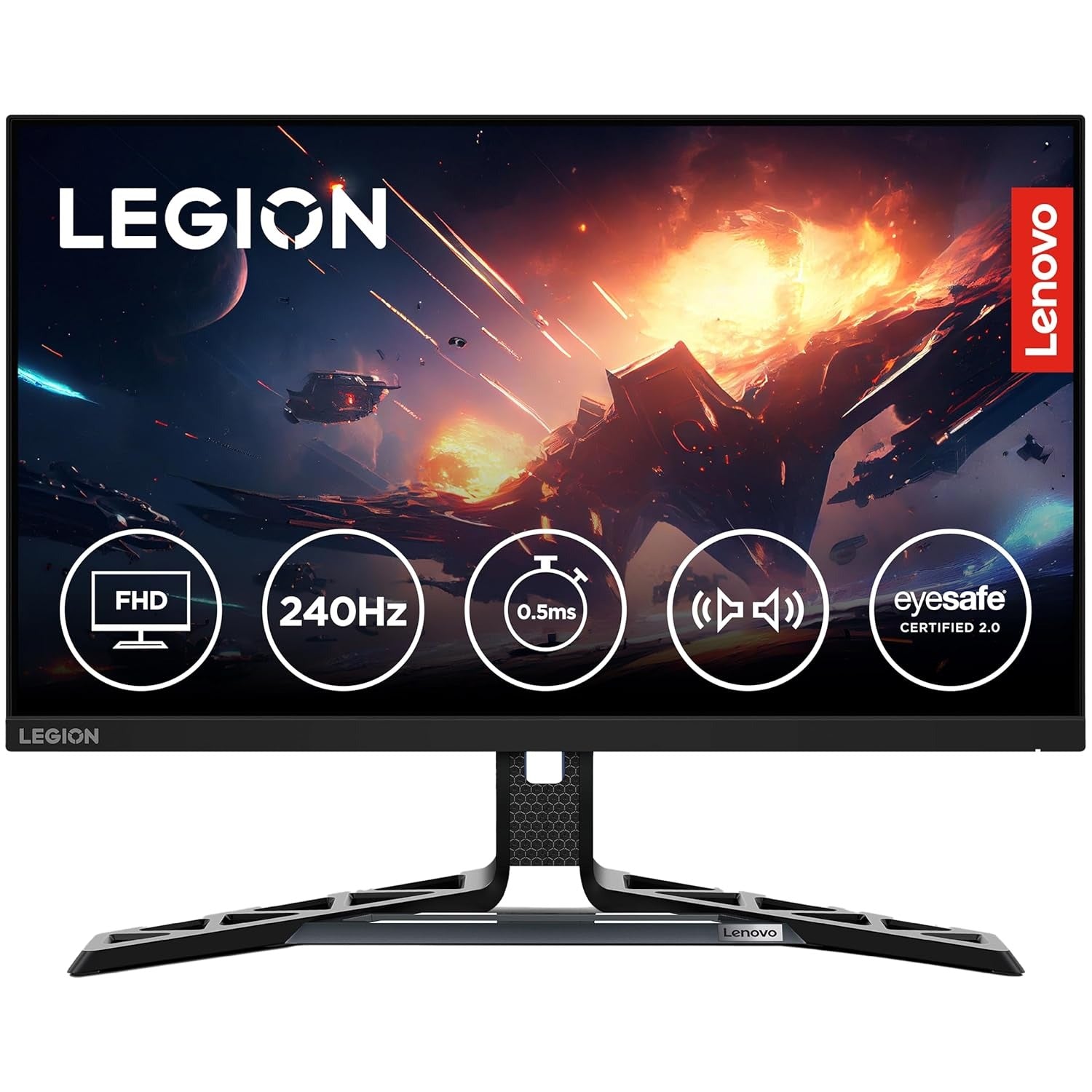 Open Box, Unused Lenovo Legion-R25f-30 | 25 Inch (63.50cm) | FHD 240Hz Gaming Monitor