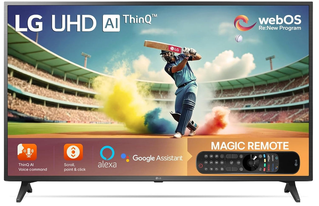 Open Box Unused LG 108 cm (43 inches) 4K Ultra HD Smart LED TV 43UQ7550PSF (Ceramic Black)