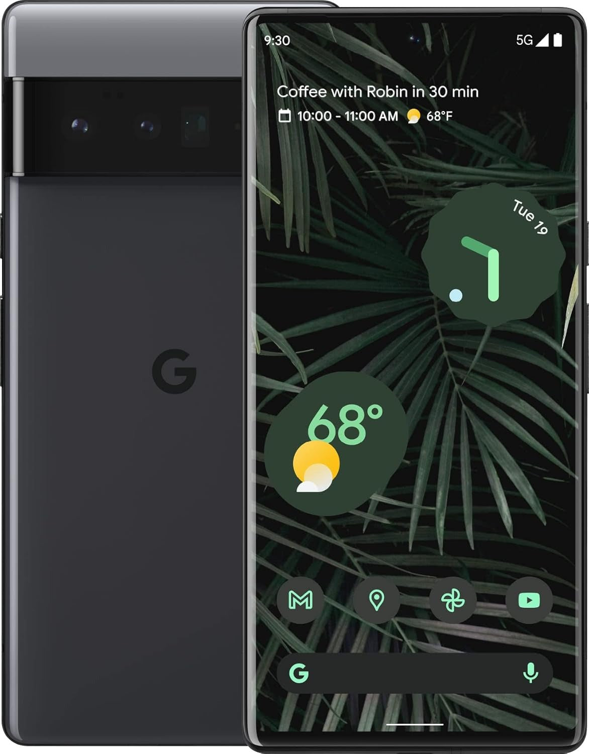 Used Google Pixel 6 Pro 5G (Stromy Black, 12GB RAM, 128GB Storage)