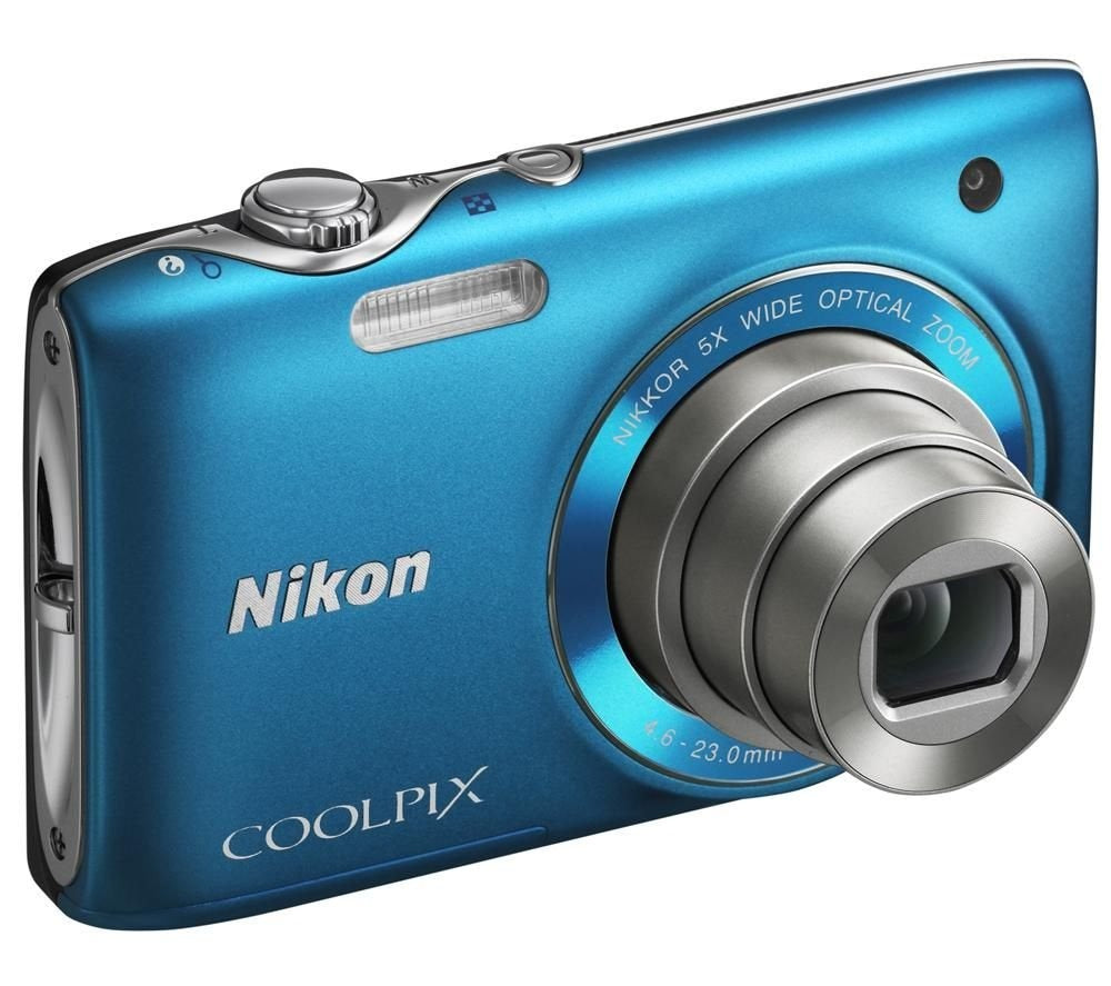 Vintage Nikon Coolpix S3100 Digital Camera with 5X Optical Zoom (Blue)