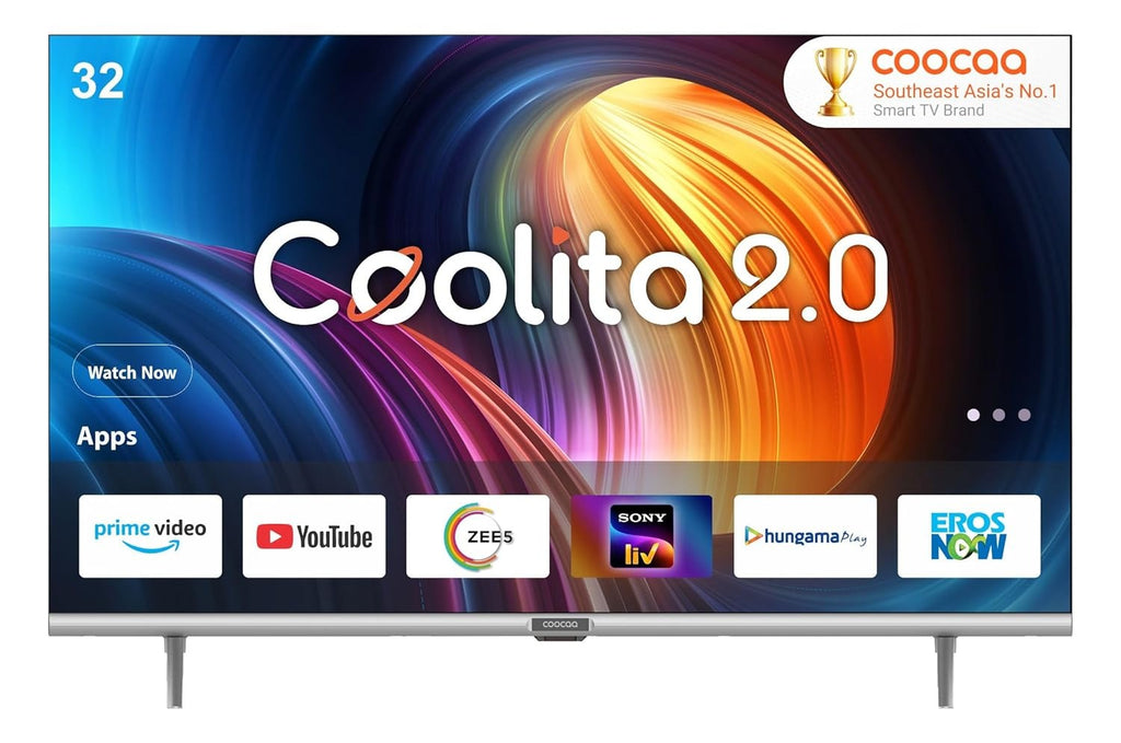 Open Box, Unused Coocaa 80 cm (32 inches) Frameless Series HD Ready Smart IPS LED TV 32S3U Pro (Black)