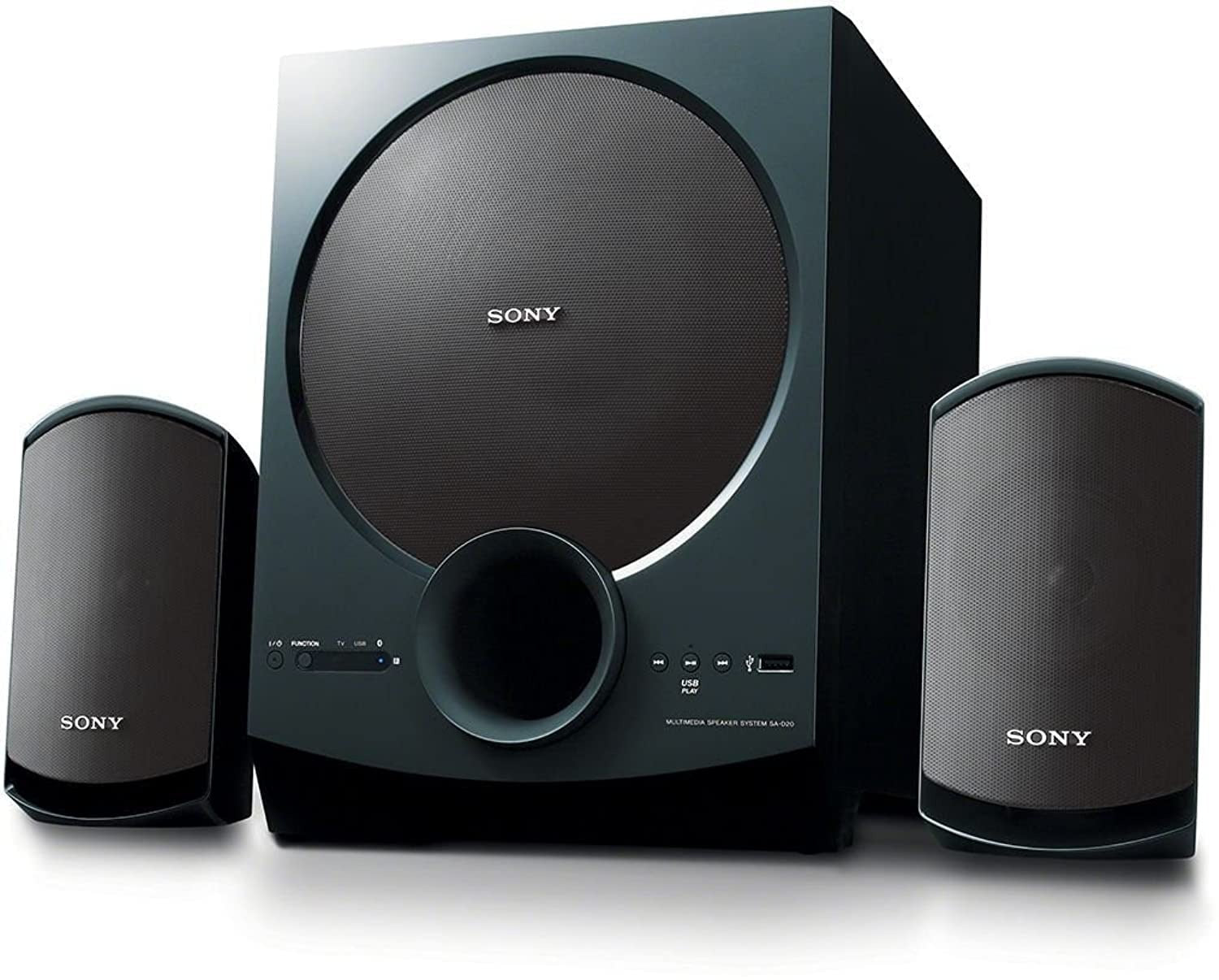 Open box, Unused Sony SA-D20 C E12 60 Watt 2.1 Channel Wireless Bluetooth Multimedia Speaker (Black)