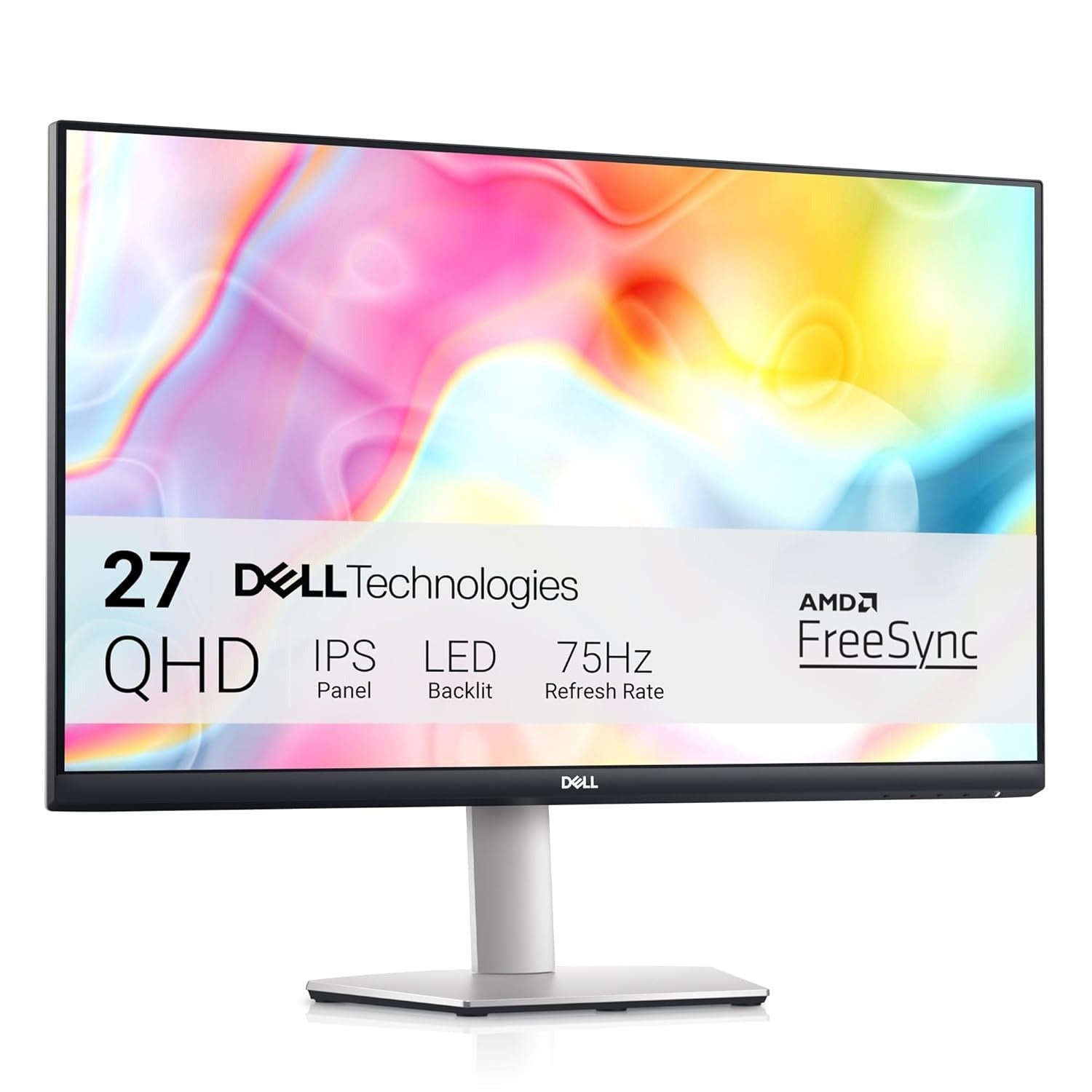 Open Box, Unused Dell 27"(68.58 cm) S2722DC, QHD Monitor, Built in Dual Speakers & USB-C Hub