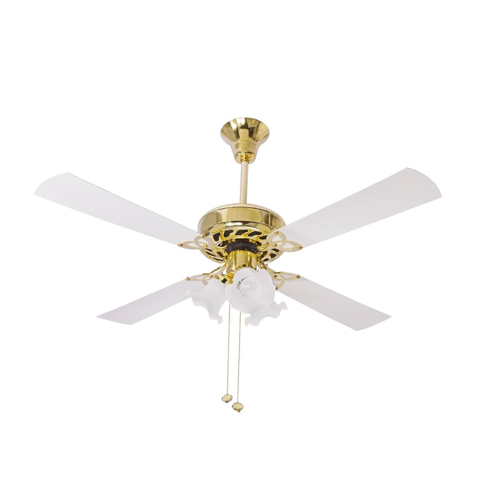 Open Box, Unused Crompton Uranus 1200 mm (48 inch) Decorative Ceiling Fan with Lights (Ivory) (URANUS1200IVY)