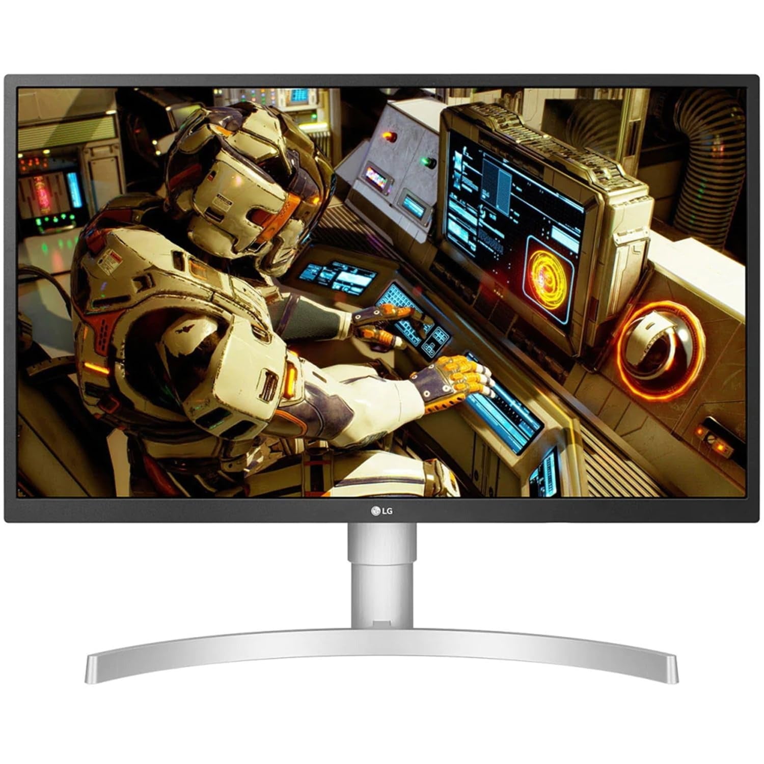 Open Box Unused LG Electronics 69 Cm/27 Inches LCD 4K-Uhd 3840 X 2160 Pixels HDR 10 Monitor -27Ul550 (White)