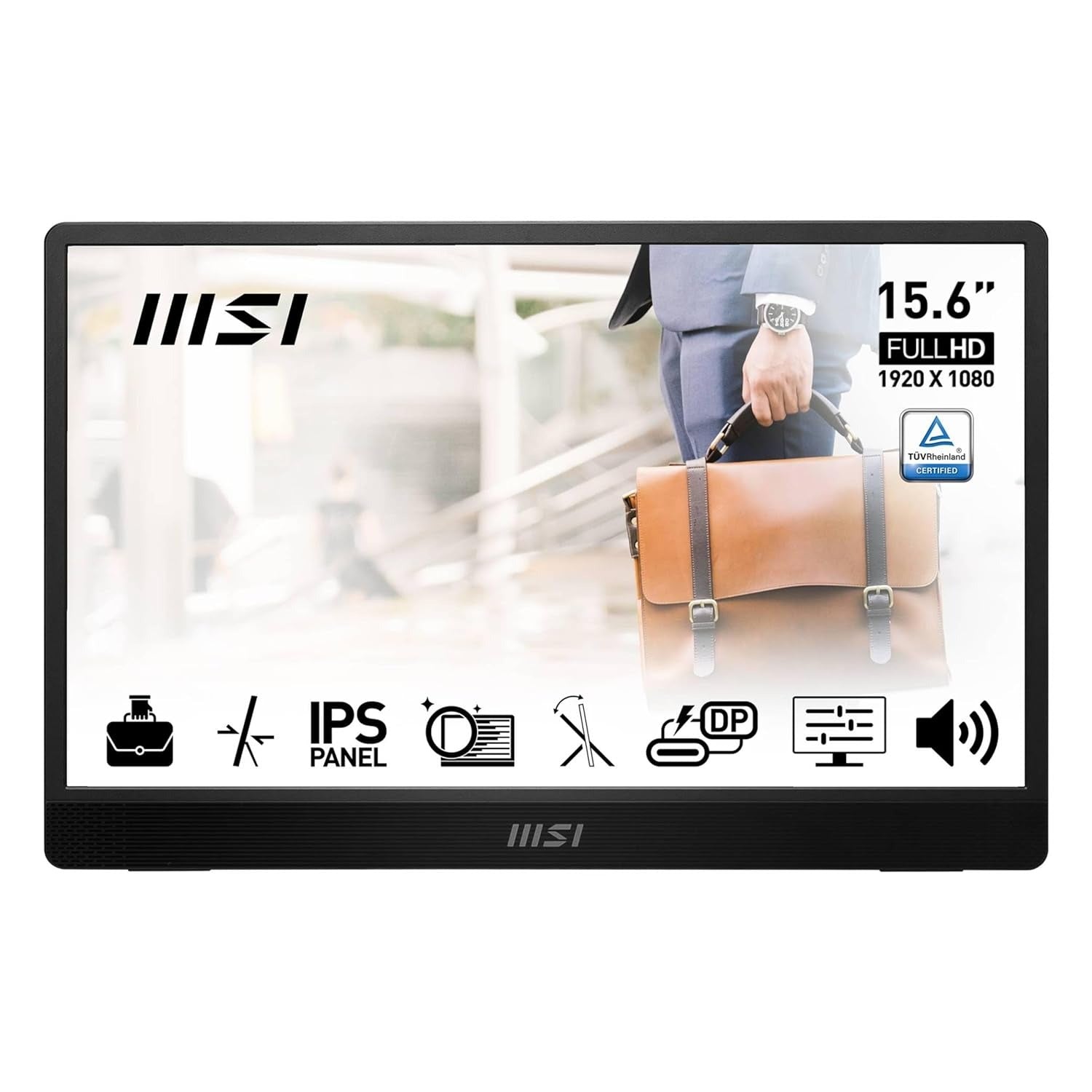 Open Box, Unused MSI PRO MP161 E2 15.6 Inch Full HD Portable Monitor