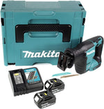 Load image into Gallery viewer, Open Box, Unused Makita DJR 188 RFJ Battery Reciprocating Saw 18 V Brushless reciprocating saw in Makpac, 2 x 3.0 Ah battery + charger
