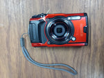 Load image into Gallery viewer, Open Box, Unused Olympus TG 6 Red Water Proof Camera, 12 MP
