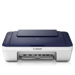 Open Box Unuse Canon Pixma E477 All-in-One Wireless Ink Efficient Colour Printer White/Blue