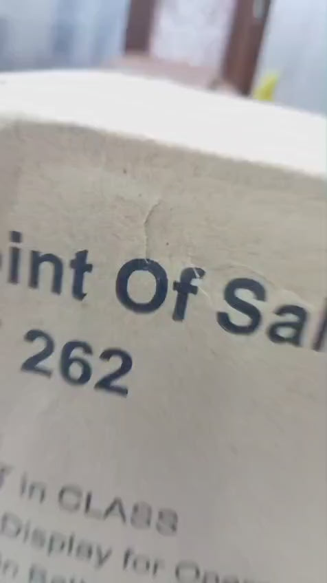 Open Box, Unused TVS PT 262 Table Top Cash Printer