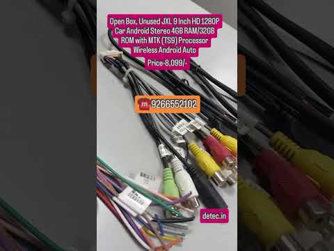 Open Box, Unused JXL 9 Inch HD 1280P Car Android Stereo 4GB RAM/32GB ROM with MTK (TS9) Processor Wireless Android Auto