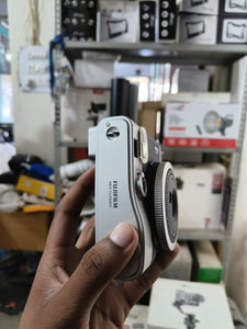 Open Box, Unused Fujifilm Instax Mini 90 Neo Classic Instant Film Camera Grey