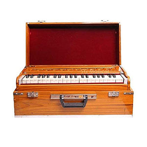 Folding Portable Harmonium Total 42 Keys Deluxe Portable Harmonium Natural 2 Reed