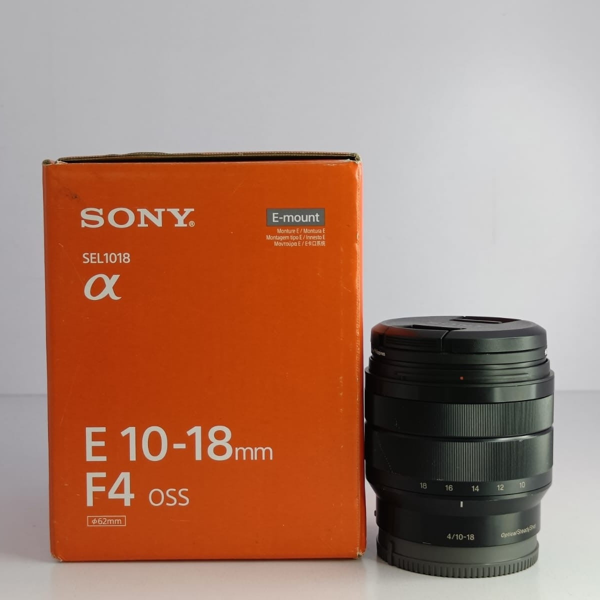 Used Sony E Mount E 10–18 mm F4 OSS APS-C Lens SEL1018