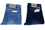 गैलरी व्यूवर में इमेज लोड करें, Detec™ Grapejeans Slim Fit Men&#39;s Denim Jean (Blue Jeans)
