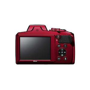 Nikon Coolpix B600 16.0 MP Point-and-Shoot Digital Camera Red