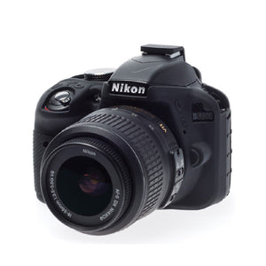 Nikon D3300 और D3400 ब्लैक के लिए ईज़ीकवर सिलिकॉन प्रोटेक्शन कवर