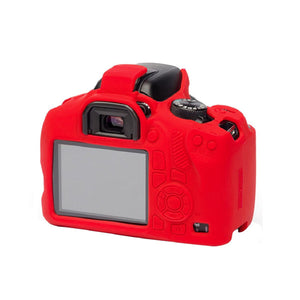 Canon 1300D 1500D 4000D कैमरा के लिए EasyCover सिलिकॉन कवर लाल
