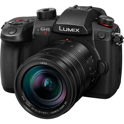 पैनासोनिक लुमिक्स GH5 II मिररलेस कैमरा 12-60mm f 2.8-4 लेंस के साथ