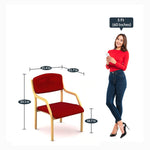 Load image into Gallery viewer, Detec™ Arm Chair - Red Color 

