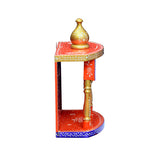 गैलरी व्यूवर में इमेज लोड करें, Craft Tree  Handpainted Wall Hanging Home Temple/Mandir In Saffron Color

