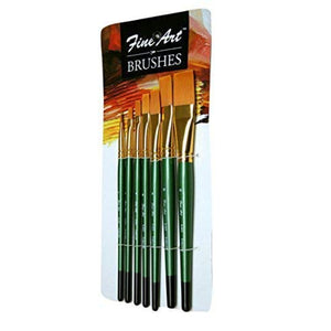 Detec™ Fine Art Flat Brush Set of 7 - S413