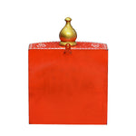 Load image into Gallery viewer, Craft Tree  Handpainted Wall Hanging Home Temple/Mandir In Saffron Color

