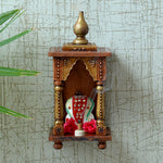 गैलरी व्यूवर में इमेज लोड करें, Craft Tree  Handpainted Wall Hanging Home Temple/Mandir In Copper Color
