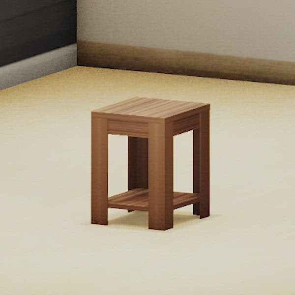 Detec™ Bedside Table - Bronze Walnut Finish