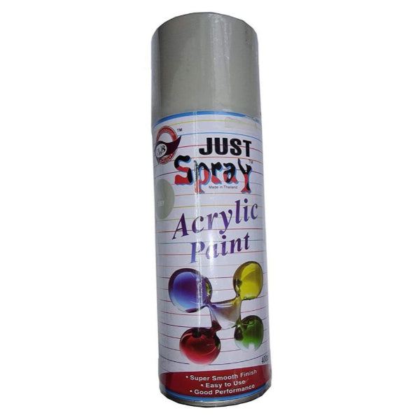 Detec™ Just Spray Acylic Spray Paint- Grey