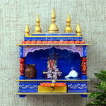 Load image into Gallery viewer, Craft Tree MDF Handpainted Wall Mounted Pooja Mandir
