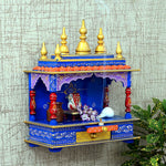 Load image into Gallery viewer, Craft Tree MDF Handpainted Wall Mounted Pooja Mandir
