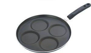 Detec Coconut Nonstick Mini Uttapam Tawa 29 cm Diameter – 4 Pits