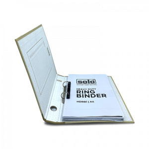 Detec™ Solo Heavy Duty Ring Binder  2-D Ring A4 HDRB1 Pack of 10