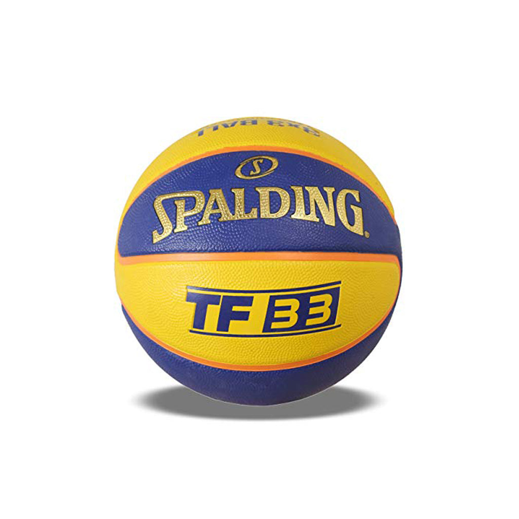 Spalding Tf 33 Basketball Yellow Blue