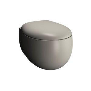 Vitra Memoria Rim Ex Wall Hung Wc Pan 54 cm Matte Taupe