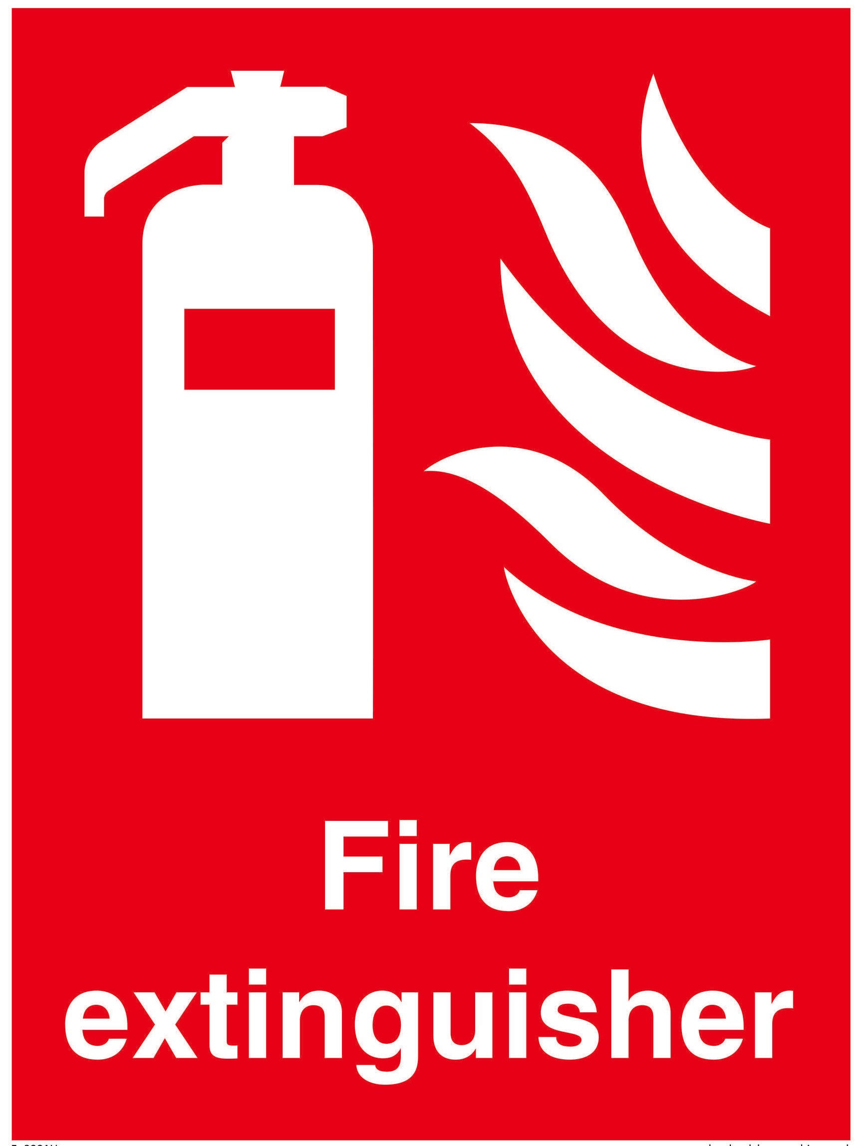 Detec™ 6" x 8" Fire Extinguisher Signage
