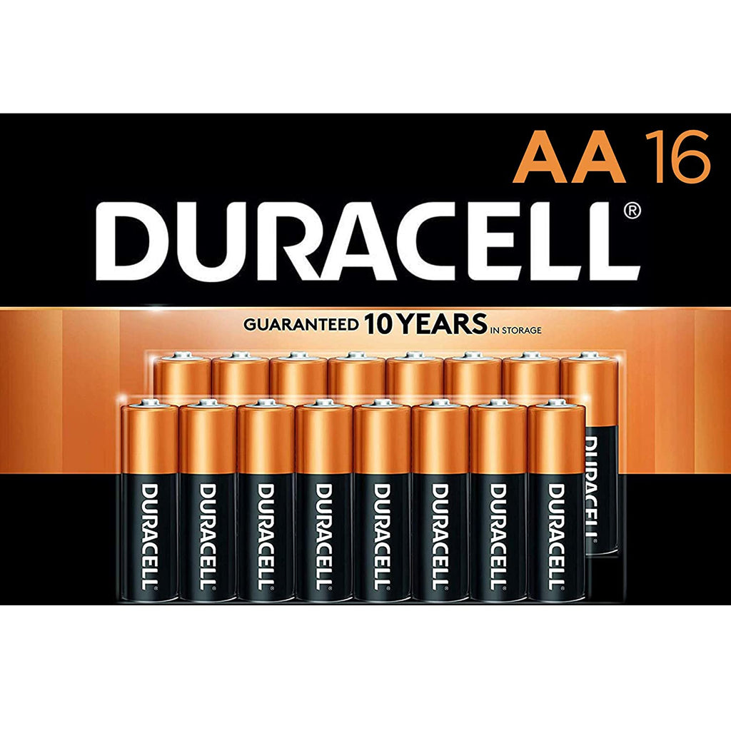 Duracell Coppertop Alkaline AA16 , Total 16 Cell