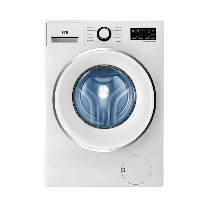 आईएफबी ईवा जेडएक्स 6 किलोग्राम सफेद फ्रंट लोड वॉशिंग मशीन