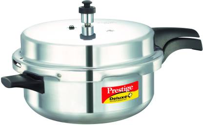 Prestige Deluxe Plus Senior 6 L Induction Bottom Pressure Cooker  (Aluminium)
