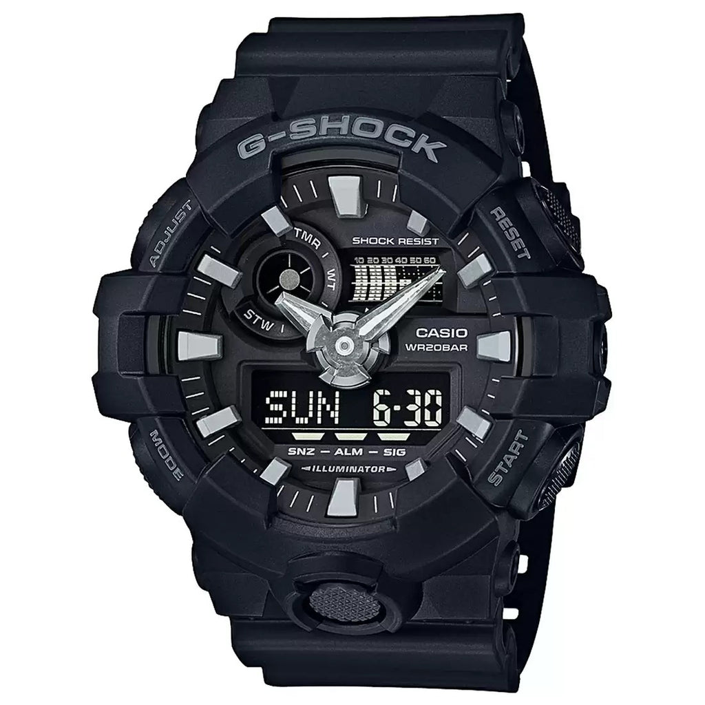 Casio G Shock Analog Digital Black Dial Men's Watch G715 GA-700-1BDR