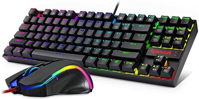 Redragon K552 RGB BA Mechanical Gaming Keyboard and Mouse Combo
