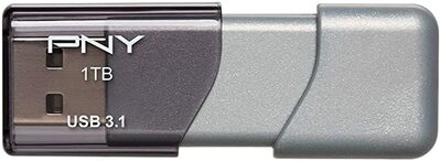 Pny 1tb टर्बो अटैच 3 USB 3.1 फ्लैश ड्राइव