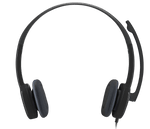 Load image into Gallery viewer, Logitech H151 Stereo Headset (Multi-device headset with in-line controls)
