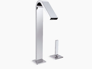 Kohler Loure Single-control tall basin faucet with drain in polished chrome