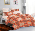 Load image into Gallery viewer, Sleeping Owls Allure 100% Soft Cotton 144 Tc Double Bedsheet with 2Pc Pillow Cover - 228Cm X 254 cm
