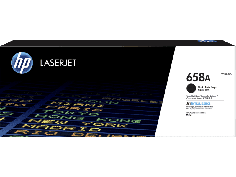 HP 658X Black LaserJet Toner Cartridge