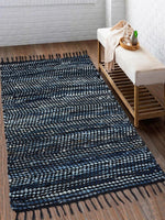 Load image into Gallery viewer, Saral Home Detec™ Rug (Blue, Cotton, 90X150CM)
